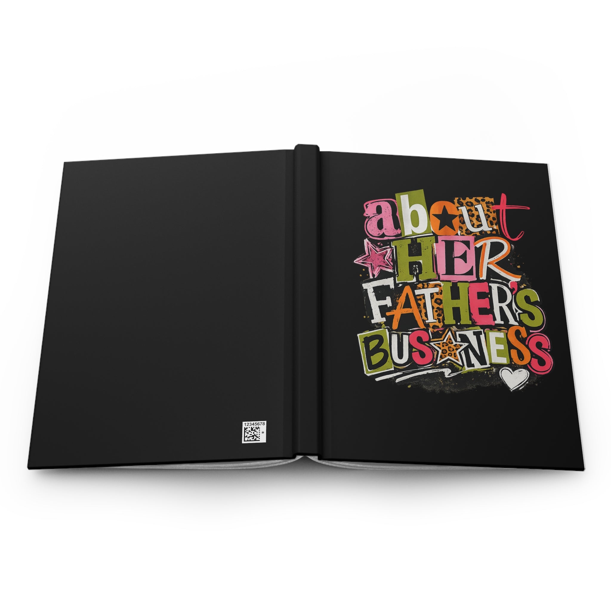 "About Her Father's Business" Hardcover EMPTY Journal For Notes